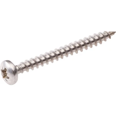 Afbeelding van Spaanplaatschroef RVS 4,0 x 50 mm, kruiskop (200 stuks)