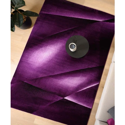 Afbeelding van Abstract Vloerkleed Vision Paars 140x200 Cm