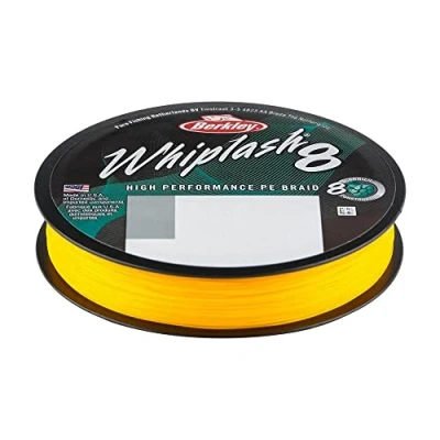 Afbeelding van Berkley Whiplash 8 Gevlochten lijn Yellow 150m 0.06mm (10.7kg)