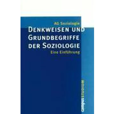 Afbeelding van Denkweisen und Grundbegriffe der Soziologie