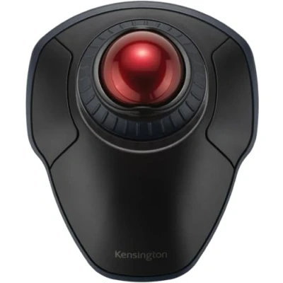 Afbeelding van Kensington Orbit Draadloze Trackball Muis met Scrollring Zwart/Rood