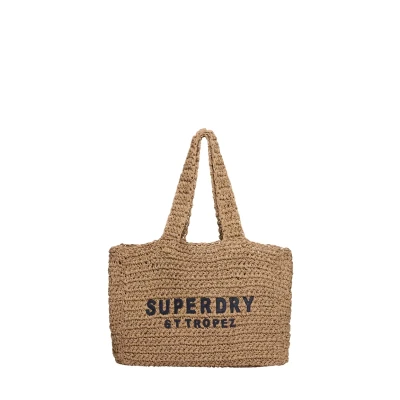 Afbeelding van Superdry Crochet City Stoffentas Bruin