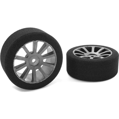 Afbeelding van Team Corally Attack schuimrubber banden 1/10 GP Toerwagens 37 shore 26mm Voor Carbon velgen 2 st