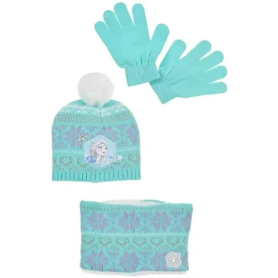 Afbeelding van Wintermuts en handschoenen voor kip Frozen (54, parfroskal ijs)