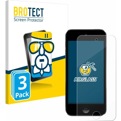 Afbeelding van BROTECT Screenprotector voor Apple iPod Touch (Gen.5/6/7) Folie Beschermfolie Beschermglas transparant (3 Stuks)