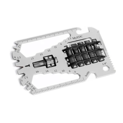 Afbeelding van MyEDC Bitcarry Pocket Card 35 in 1 Multitool
