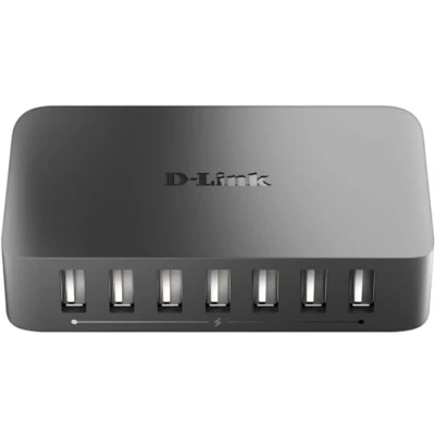 Image de D Link Hub USB 7 ports 2.0 Idéal pour partager une connexion entre plusieurs périphériques (DUB H7)