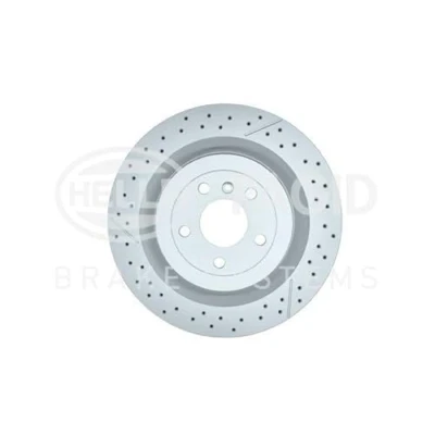 Afbeelding van HELLA 8DD 355 132 461 Remschijf 345 26 05/06 112 interne ventilatie, Geperforeerd Gecoat High carbon MERCEDES BENZ: ML Class, GLE Off Road, GL