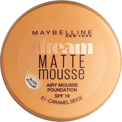 Afbeelding van Maybelline Foundation Dream Matte Mousse 51 Caramel Beige