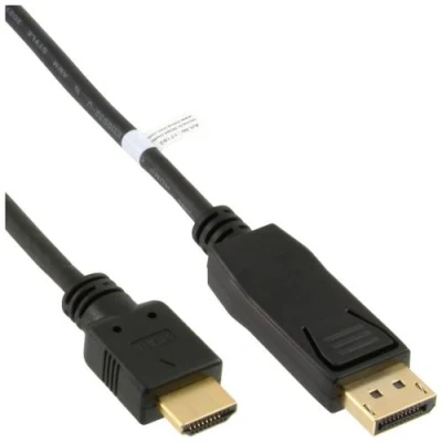 Image de InLine Câble adaptateur DisplayPort mâle pour HDMI 1.5 m noir support 4K