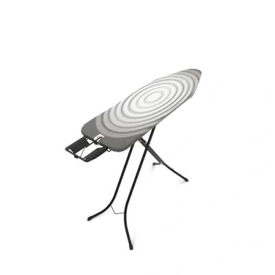Afbeelding van Brabantia Strijkplank B met Strijkijzerhouder 124 x 38 cm Titan Oval