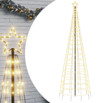 Afbeelding van Lichtkegel Met Grondpinnen 570 Warmwitte Led&#039;s 300 Cm