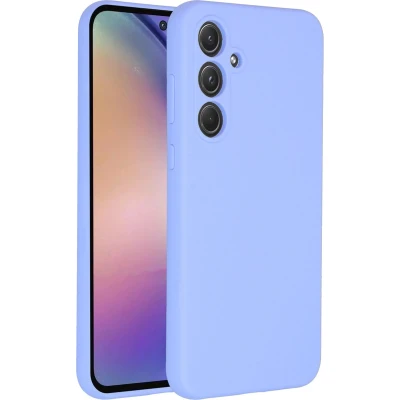 Afbeelding van Accezz Hoesje Geschikt voor Samsung Galaxy A55 Siliconen Liquid Silicone Backcover Paars