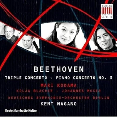 Afbeelding van Mari Kodama &amp; Kent Nagano Beethoven: Triple Concerto Piano No. 3 (CD) (Limited Deluxe Edition)