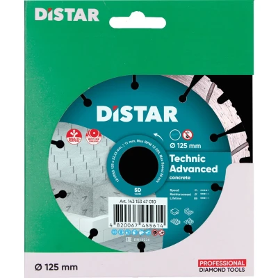 Afbeelding van &#039;&#039;DIASTAR&#039;&#039; Diamantschijf Technic Advanced 125 mm beton,gewapend beton