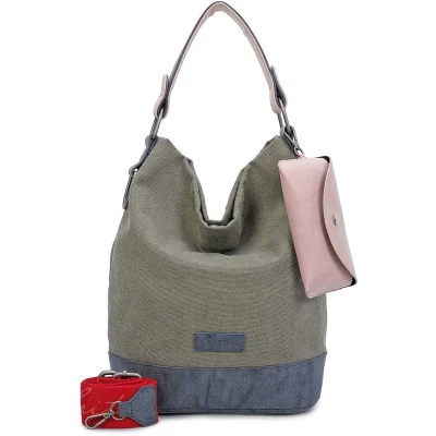 Afbeelding van Fritzi aus Preußen Shopper, Dames, Maat: One Size, Olive