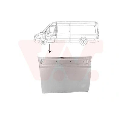 Afbeelding van Van WEZEL 5862171 Spatbordverbreders Links voor, Buiten MERCEDES BENZ: Sprinter 3.5 T