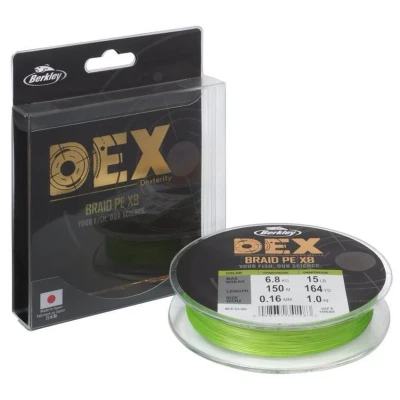 Afbeelding van Berkley Dex X8 Pe Gevlochten lijn Chartreuse 0.04mm/4.1kg (150m)