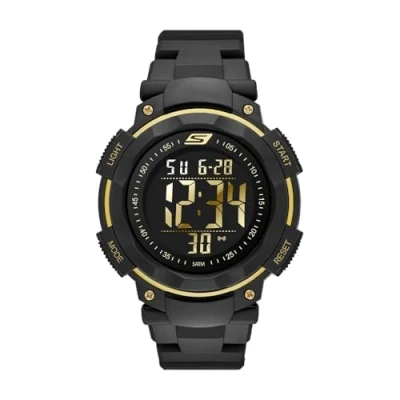 Afbeelding van Skechers Ruhland Digitaal horloge, Heren, Maat: One Size, Black
