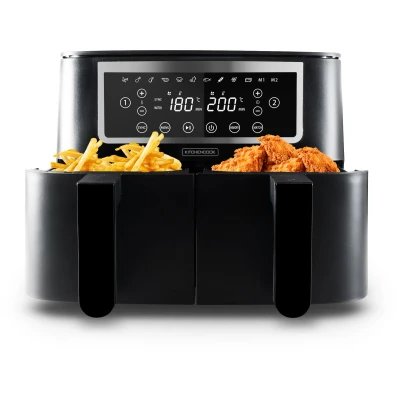 Afbeelding van Kitchen Cook Olievrije friteuse Airmed 8 2600 W Zwart