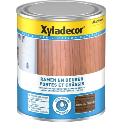 Afbeelding van Xyladecor Ramen &amp; Deuren WB Donkere Eik 0.75L