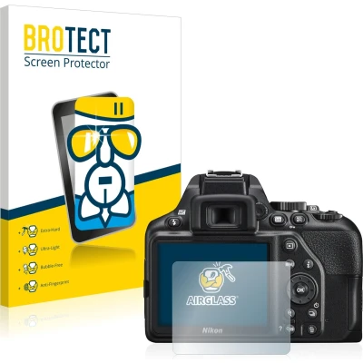 Afbeelding van BROTECT Screenprotector voor Nikon D3500 / D3300 Folie Beschermfolie Beschermglas transparant