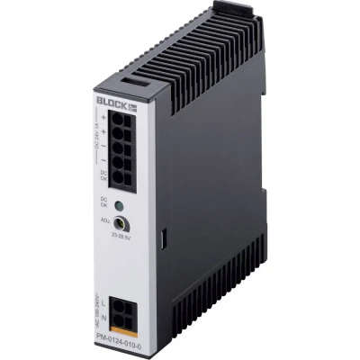 Afbeelding van Block PM 0124 010 0 DIN rail netvoeding 24 V/DC 1 A W Aantal uitgangen: x Inhoud: stuk(s)
