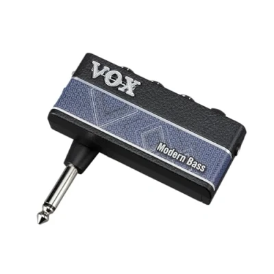 Image de VOX AMPLUG 3 MODERN BASS Amplificateur Portable Basse Électrique, Batterie Son Moderne de Basse, Effets Chorus/Delay/Reverb, Double Canal, Contrôles Gain/Tone/Volume, Sortie Casque+Aux In