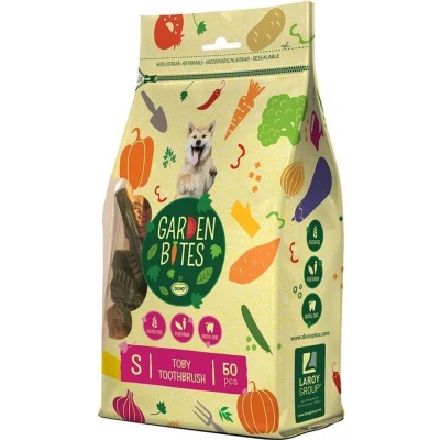 Afbeelding van Garden Bites Toby Toothbrush Hondensnack Glutenvrij S 50 stuks
