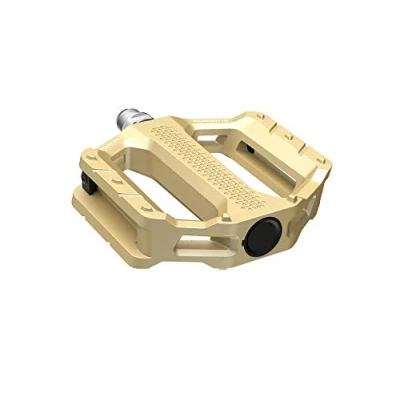 Afbeelding van Pedalen Shimano Pd ef202s Vlak Met Noppen Goud