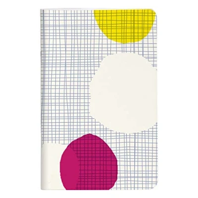 Afbeelding van Clairefontaine 83465C een klein piqué notitieboek, geometrisch motief, 7,5 x 12 cm, 48 pagina&#039;s, wit papier, 90 g, collectie Zephir, 4 afbeeldingen, willekeurige levering