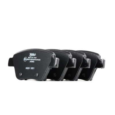 Afbeelding van VALEO 302134 Remblokkenset FIRST Achteras Excl. slijtage waarschuwingscontact Met anti kreukplaat VOLKSWAGEN: Scirocco III, Beetle Convertible