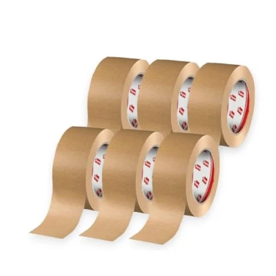 Afbeelding van Dpm tapes Milieuvriendelijke papiertape, bestand tegen veroudering, bedrukbaar, verhuizing, pakketten, doe het zelf, geruisloos en sterk klevend (6)