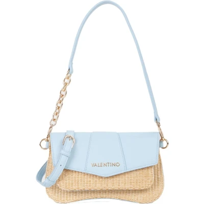 Afbeelding van VALENTINO Schoudertas Unika Shoulder Bag Azzurro / Naturale Lichtblauw