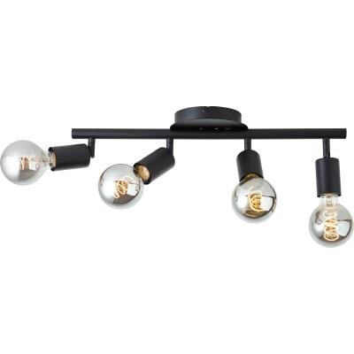 Afbeelding van Brilliant Tiffany 99683/06 Plafondspot E27 28 W Zwart (mat)