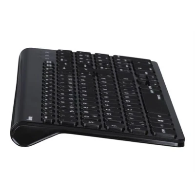 Image de Hama &quot;Trento&quot; Ensemble clavier et souris sans fil 2.4 GHz QWERTZ Allemand noir