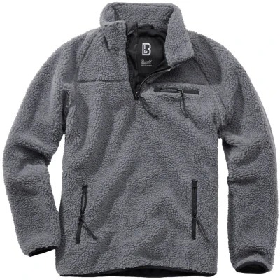 Afbeelding van Brandit Fleece trui, Heren, Maat: 3XL, Anthracite