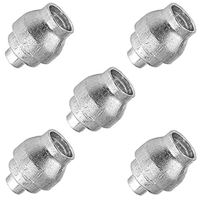 Afbeelding van cyclingcolors Remstopper voor fiets, aluminium, compatibel met Weinmann, 5 stuks, zilver, 5,7 x 10,9 mm
