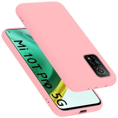 Afbeelding van Cadorabo Hoesje geschikt voor Xiaomi Mi 10T / PRO in LIQUID ROZE Beschermhoes gemaakt van flexibel TPU silicone Case Cover