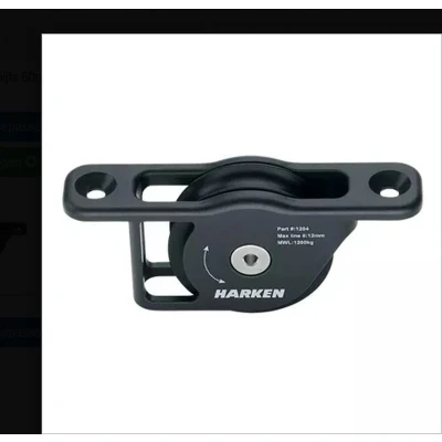 Afbeelding van Harken 1204 1 schijfs 60mm Protexit doorvoer blok