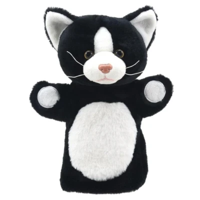Afbeelding van Animal Puppet Buddies Cat (zwart en wit)
