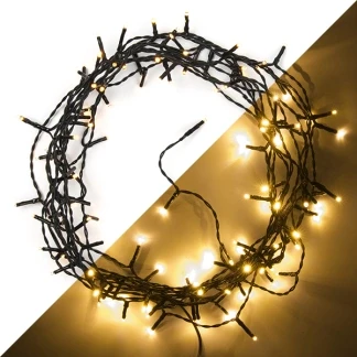 Afbeelding van 9m LED kerstboomverlichting Goud 120 lampjes Dimbaar