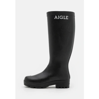 Afbeelding van Aigle Atelier Regenlaarzen, Heren, Maat: 44, Noir Natuurrubber