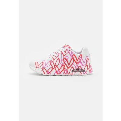 Afbeelding van Skechers Sport UNO Sneakers laag, Dames, Maat: 36.5, Weiß Hoogwaardig imitatieleer