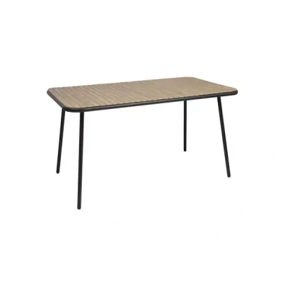 Afbeelding van Bolero Santorini Rechthoekige Tafel Houteffect 1400 Mm FU536