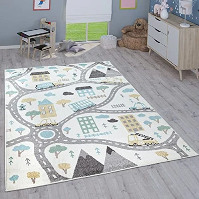 Afbeelding van Paco Home Vloerkleed voor de Kinderkamer Meisjes Jongens Verschillende Motieven En Formaten 133x190 cm