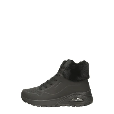 Afbeelding van Skechers Korte laarzen, Dames, Maat: 39, Schwarz bbk Leer en textiel
