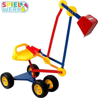 Afbeelding van Spielwerk Kinder Zit Graafmachine Grijp Functie tot 50kg Multicolor