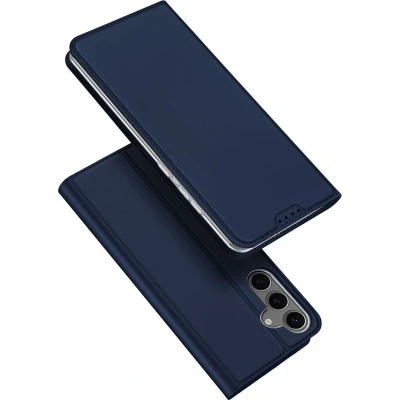 Afbeelding van Dux Ducis Telefoon Hoesje geschikt voor Samsung Galaxy S25 Skin Pro Book Case Blauw