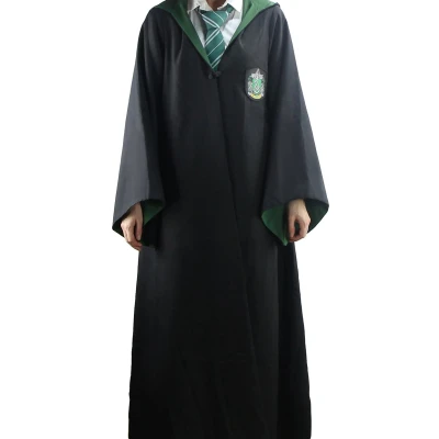 Afbeelding van Harry Potter Slytherin Wizard Robe / Zwaderich tovenaar kostuum (L)